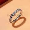 Band Rings Huitan New Trendy Thin Finger Rings Silver Color Band with Shiny Cubic Zirconia Simple Stylish Daily Wear Accessories for Women J240120