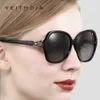 Solglasögon veithdia kvinnor solglasögon polariserade UV400 lins lyxiga damer mode gradient solglasögon glasögon tillbehör för kvinnliga 3068 yq240120