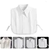 Broches Anniversaire Décoration Pour Fille Chemise Faux Col Attache Détachable Chemisier Faux Blanc Femme Femme