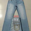 True Jeans Homem Roxo Jean Ksubi Jeans Designer Preto Skinny Adesivos Light Wash Rasgado Motocicleta Rock Revival Corredores True Religions Homens Denim Jeans