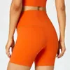 Lu Align Damen-Shorts, Taille, hohe Vordernaht, Fitnessstudio, ohne Shorts, gebürstet, weich, 15,2 cm, Bauchkontrolle, Workout-Shorts, Sport-Frau, Strumpfhosen, Leggings, Jogger, Lemon, Lady Gry, Sport-Mädchen