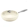 Pans Cobblestone Ceramic Glaze Non Stick Frying Pan Nano Stir Fried Vegetable Pot Modern Minimalism Multifunctional Cookware Wok