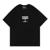 Kith Camiseta Mens Designer Camisetas Tee Treino para Homens T-shirt Oversized 100% Algodão Vintage Manga Curta Tamanho dos EUA MJMP