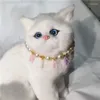 Collares para perros, Collar de perlas para mascotas, joyería para gatos, colgante con letras, Collar de princesa, decoraciones dulces, Accesorios para cachorros y Chihuahua