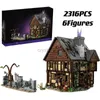 Bloki 2023 NOWOŚĆ 21341 HOCUS POCELUSUJE SANDERSON SISTERS CATKED MONTALED BLOKS BLUKATY HALLoweenowe Zabawki BRICKS Prezenty 240120