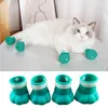 Cat Costumes Claw Covers Reusable Shoes Open Design Anti-scratch Practical Grooming Bathing Shaving Foot