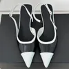 2024 sommer Neu Kommen Sexy Spitz Frauen high Heel Sandalen Runway Designer Hohe Qualität Patent Leder Seltsame Ferse Weibliche outwear Mode Hausschuhe