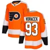 Philadelphia'''flyers''jumpers هوكي جيرسي 93 Voracek 19 باتريك 79 هارت جيرسي كستوم الرجال شباب الشباب 9400