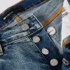 designer jeans viola jeans uomini strappati pantaloni strati vintage patchwork dot dot pantaloni pantaloni retrò jeans marchio viola 932927785