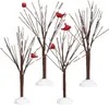 Fleurs décoratives BEAU-9Pcs noël branches nues arbres artificiels hiver affichage décor pour jardin cheminée fée