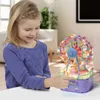 Blocks Ferris Wheel Music Box Bricks Model Set DIY Building Block Amusement Park Carousel with Light Kid Toy Mini Particle Construction