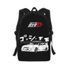 Tassen Japan anime Initial D Mannen Vrouwen Rugzak 3D Print Mode Student Schooltas Laptop Rugzak Kinderen Reizen Schoudertas