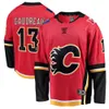 Calgary Flames Johnny Gaudreau Jersey Matthew Tkachuk Elias Lindholm Noah Hanifin Mark Giordano Hóquei no Gelo Jerseys Personalizado Ed 3264 4323