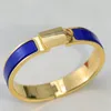 Bracciale in ottone di lusso di design Famoso marchio francese Classico multi colore elettrolitico in oro da donna con fascino dolce gioielli per ragazza moda regalo squisito