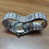 Iced Out horloge Moissanite Diamond VVS roestvrij staal VVS aangepast Moissanite horloge voor heren