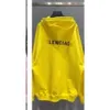 Klassisk lös designer hoodie balencigs mode hoodies hoody mens tröjor högkvalitativ familj b korrekt version blcg mens and womens os version paris bac fron