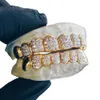 Grillz personnalisé dents Hip Hop Moissanite dents Grillz haut bas grilles bouche dentaire Punk dent rappeur bijoux pour hommes