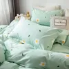 Sängkläder sätter minimalistiska säljande sängar söta dubbla tröskel kawaii set lyx estetiska plumoner de cama hemmöbler