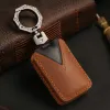 Genuine Leather Car Key Cover for Mazda 3 Alexa CX-30 CX30 CX5 CX 5 CX-5 CX8 CX9 CX4 2019 2020 Keyring Shell Fob Case Holder