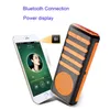 Haut-parleur sans fil Bluetooth avec batterie externe 10 000 mAh 12 000 mAh et fonction lampe de poche, prise en charge de la lecture de cartes Micro SD