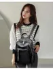 School Bags 2024 Cowhide Genuine Leather Women Backpacks Fashion Female Girl Student Korean Casual Rivet Designer Backpack