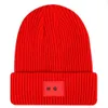 2024 뜨거운 판매 모자 남성 여성 겨울 비니 캡 캐주얼 보닛 두꺼운 니트 캡 클래식 스포츠 단색 단진 따뜻한 모자 Bo0
