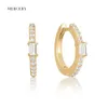 Mercery Jewelry Beste kreative Design 14K Solid Gold Hie Ohrringe für Frauen Geschenke Piercings mit Diamant