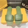 designer slides Indoor women's slippers Beach outdoor classic leather sandals Flat slippers house favourite onion mule strawberry