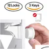 Baby Walking Wings Magnetic Child Lock Children Protection Safety Der Cabinet Door Limiter Security Locks 240115 Drop Delivery Kids Ma Dhnbo