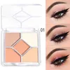 Ögon Shadow 5 Färger Pink Grey Eyeshadow Akryl Eyeshadow Palette Eye Shadow Palette Glitter Highlighter Shimmer Matte Beauty Cosmeticl231115