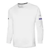 Camisetas para hombres Secado rápido Otoño Primavera Deporte Entrenamiento Running Camiseta Top Tees Ropa de moda Oversize 7XL 8XL 9XL Manga larga Azul Hombres Camiseta J240120