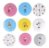 Round Mini Makeup Mirrors Cute Cartoon Pattern Portable Compact Cosmetic Small Mirror Beauty Tools Women Holiday promotion SN