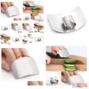 Kitchen Furniture Stainless Steel Finger Protection Tools Safety Slicing Guard Accessories Cooking Gadgets Drop Delivery Home Garden Dhf8Z