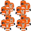 Philadelphia''''''flyers''''cumpers hokey forması 93 voracek 19 Patrick 79 Haart JerseyCustom Erkek Kadın Çocuklar Gençlik 8397 2344