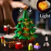 Block Santa Claus Christmas Winter Village landskap med lätta byggstenar Bricks MOC 10275 Snow House Model Assembly Toy Kid Gifts 240120