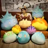 Dibujos animados de felpa Genshin Impact Pillow Dolls Calentador de manos Slime Plushie Toys Relleno Suave Cama Cojín trasero para niños Regalos de Navidad 240118