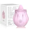 Seksspeeltjes Massager Rose Toy Vibrator voor vrouwen 7 standen Clitoris Tonglikken Vibrerende g-spot vibrators Seksspeeltje Koppels Tepelzuiger