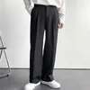 Men's Tracksuits Formal Suit With Slanted Pockets Straight Tube Loose Fitting Solid Color Comfortable Daily Boy 12 Sock Star Apparel M