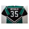 Personnalisé des années 2000 Iilya Bryzgalov Cincinnati Mighty Ducks Hockey Jersey Vintage Personnaliser n'importe quel numéro Nom Jerseys Broderie Ed S-5XL 7242 2195