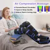 Nuaer 360 ° Foot Air Tress Massager Knee Massager sprzyja ulgę w krążeniu krwi ból mięśni Massager Body Massager 240118