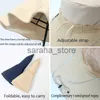 Cappelli a tesa larga Cappelli a secchiello Cappello estivo a tesa larga Cappello da sole pieghevole da viaggio ripiegabile Cappello a secchiello giapponese Protezione solare UV Cappello da spiaggia in lino di cotone Cappello da pescatore J240120