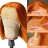 Lace Front Korte Bob Pruik Indian 350 13X4 Rechte T Deel Kant Transparante Frontale Pruiken Menselijk Haar voor zwarte Vrouw baby haar