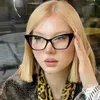 Sunglasses Frames Vintage Anti Blue Light Glasses Plastic Cat Eye Women Eyeglasses 2024 Small Frame Eyewear Wholesales