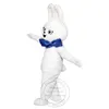 Cute White Rabbit Mascot Costume Cartoon theme character Carnival Unisex Halloween Carnival Adults Birthday Party Fancy Outfit For Men Women