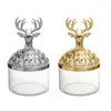 Gift Wrap W3Ja 12Pcs Christmas Elk Candy Box Clear Plastic Wedding Party Favor Chocolate Boxes Jewelry Storage Container Drop Delive Dhips