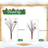 Fleurs décoratives BEAU-9Pcs noël branches nues arbres artificiels hiver affichage décor pour jardin cheminée fée