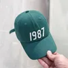 Ball Caps Unisexe Hat Cotton 1987 Broided Baseball Cap Youth Fashion Snapback Bone Street Hip Hop Gorras Hombre