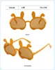 Lunettes de soleil mode dessin animé mignon enfants Protection UV oreilles d'enfants lunettes décoratives adaptées aux garçons et aux filles