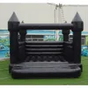 wholesale 3x3m (10x10ft) PVC Gonflable Bounce House sautant blanc Château gonflable videur châteaux cavalier avec ventilateur pour les événements de mariage fête adultes et enfants jouets-J