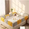 Baby Playpens Guard Height Adjustable Anti-Collision Guardrail Childrens Fence Bed General Soft Gate Crib Rail 1 5 2M2355 Drop Deliver Dhzd7